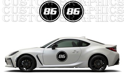 Revamp Your Ride with Vinyl Auto Decals Compatible with GR 86