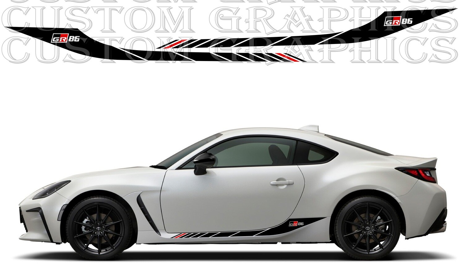 Custom Auto Vinyl Graphics Compatible with Toyota GR 86