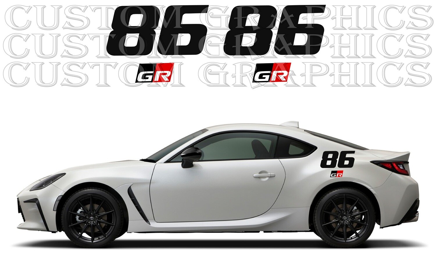Stick and Drive: Premium Car Vinyl Graphics Compatible with GR 86