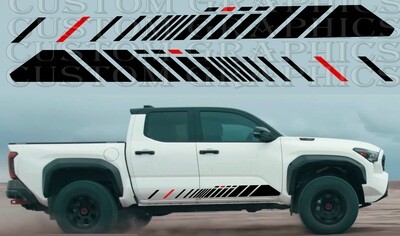 Set of Stickers Decal Stripe body kit Compatible with Toyota Tacoma TRD Off Road