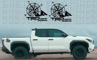 Stripe Decal Graphic stickers Kit Compatible with Toyota Tacoma TRD Off Road