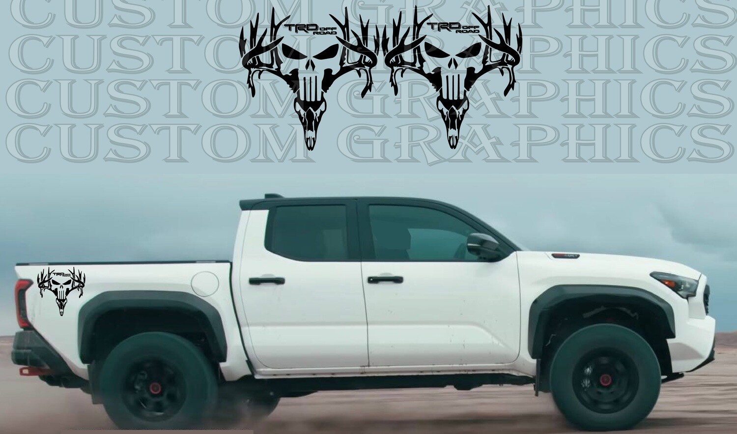 Vinyl Decal Custom Stickers Graphic kit Compatible with Toyota  Tacoma TRD Off Road