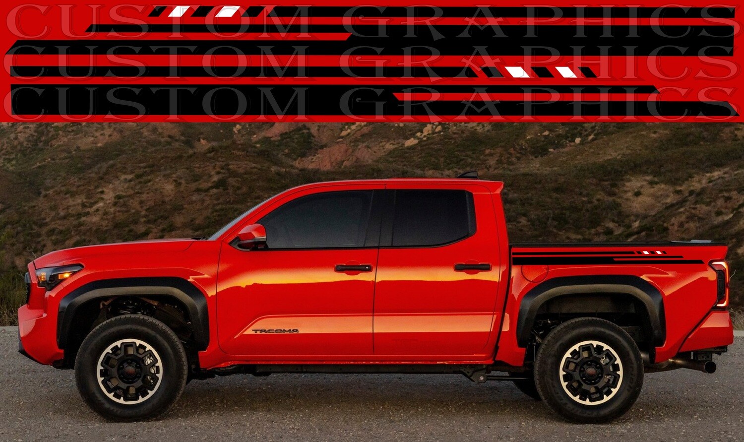 Adorn Your Auto: Vinyl Decals for Sale Compatible with Toyota Tacoma TRD Sport