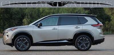 Side door vinyl decal sticker Compatible with Nissan Rogue 2024