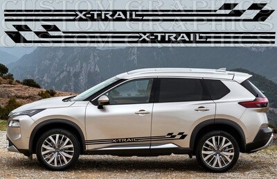 Stick and Drive: Premium Car Vinyl Graphics Compatible with Nissan-X-Trail 2023 E-Power