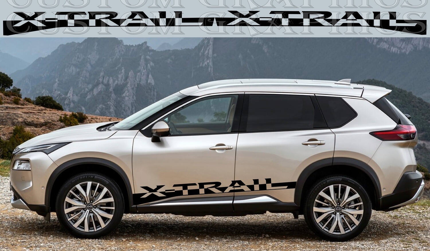 Upgrade Your Car&#39;s Look with Vinyl Stickers Compatible with Nissan-X-Trail 2023 E-Power