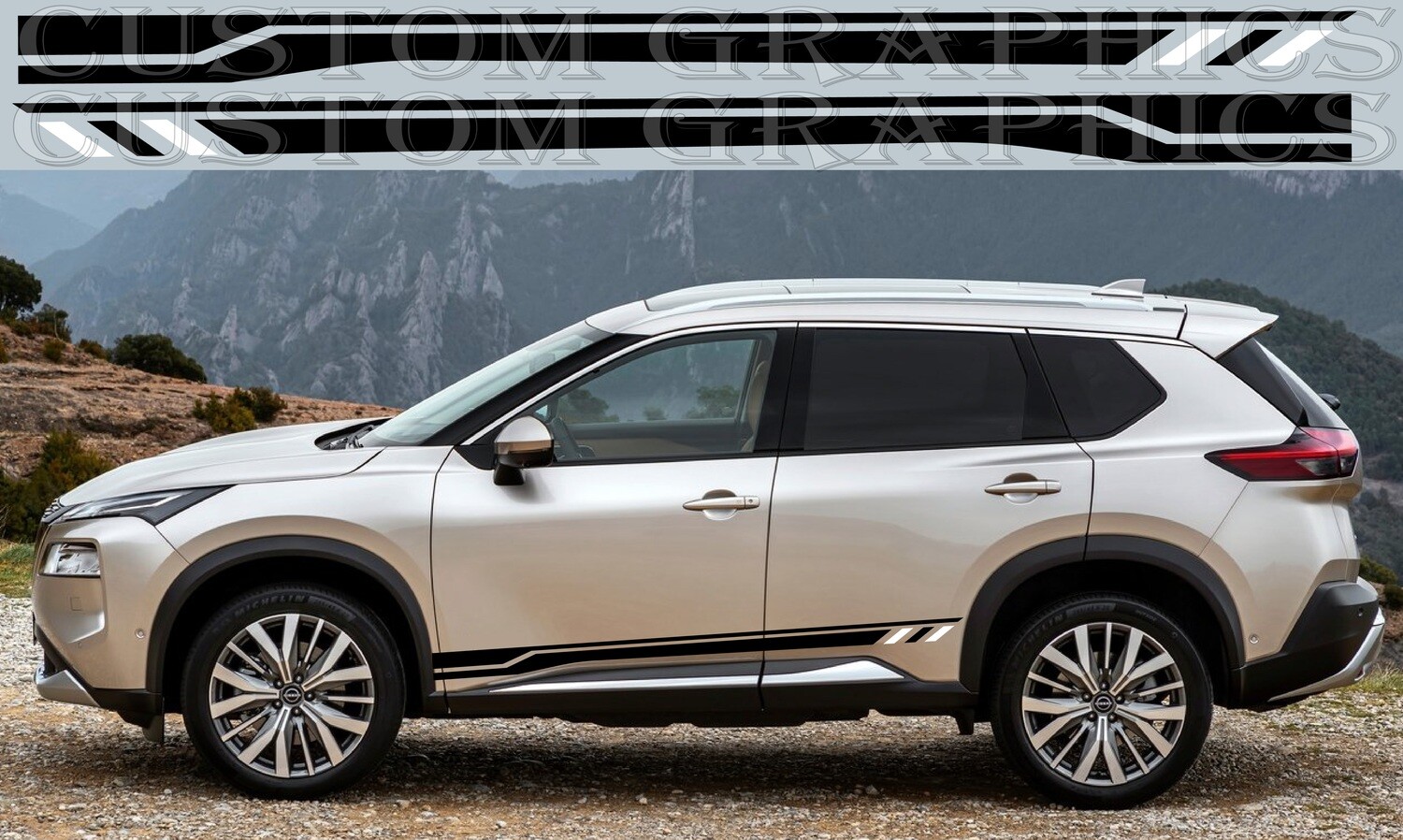 Express Your Style with Car Decals Compatible with Nissan-X-Trail 2023 E-Power