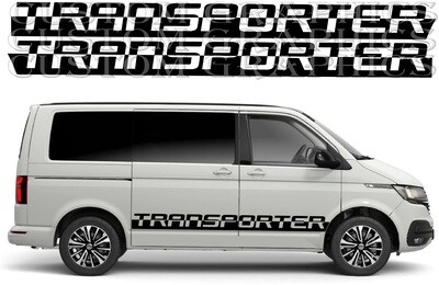 Set of Stickers Decal Stripe body kit Compatible with Transporter T6