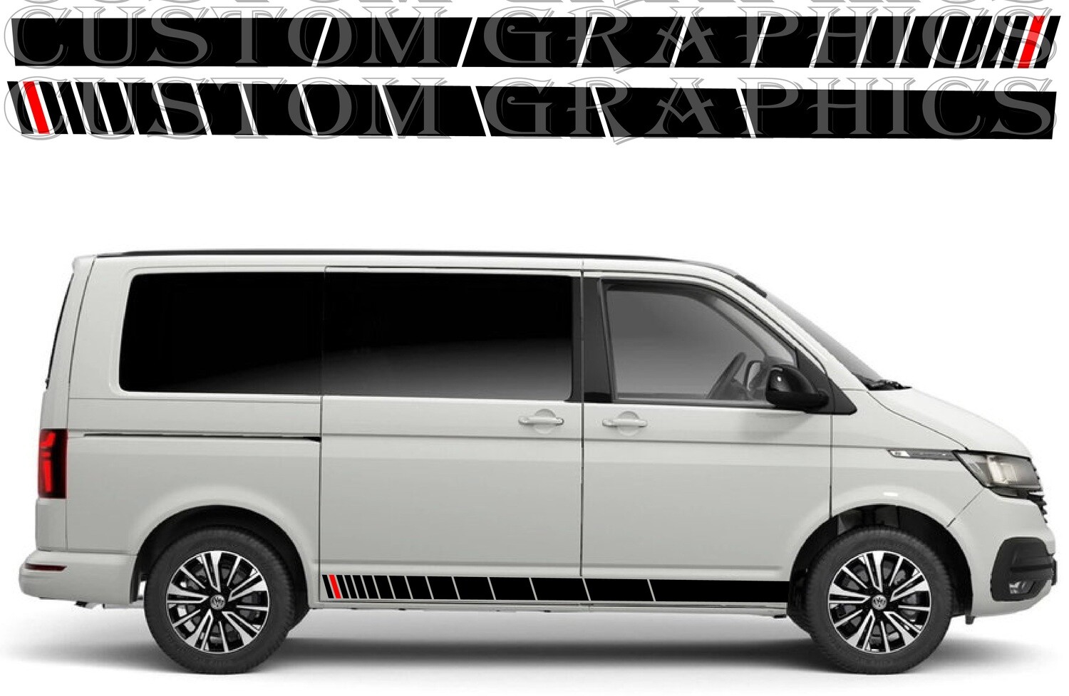 Vinyl Decals for Your Ride Compatible with Transporter T6