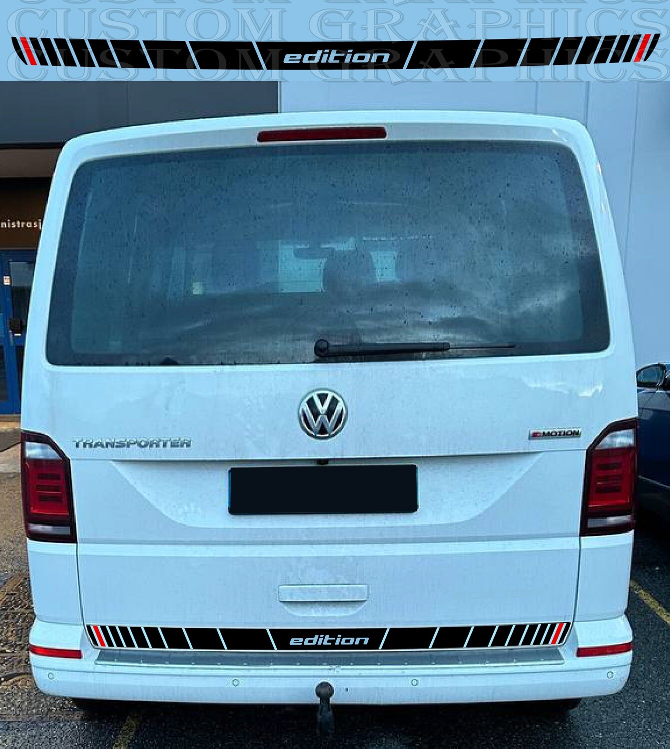 Tailgate Custom Auto Vinyl Graphics Compatible with Transporter T6