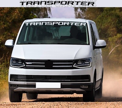 Front Glass Custom Decal Compatible with Transporter T6