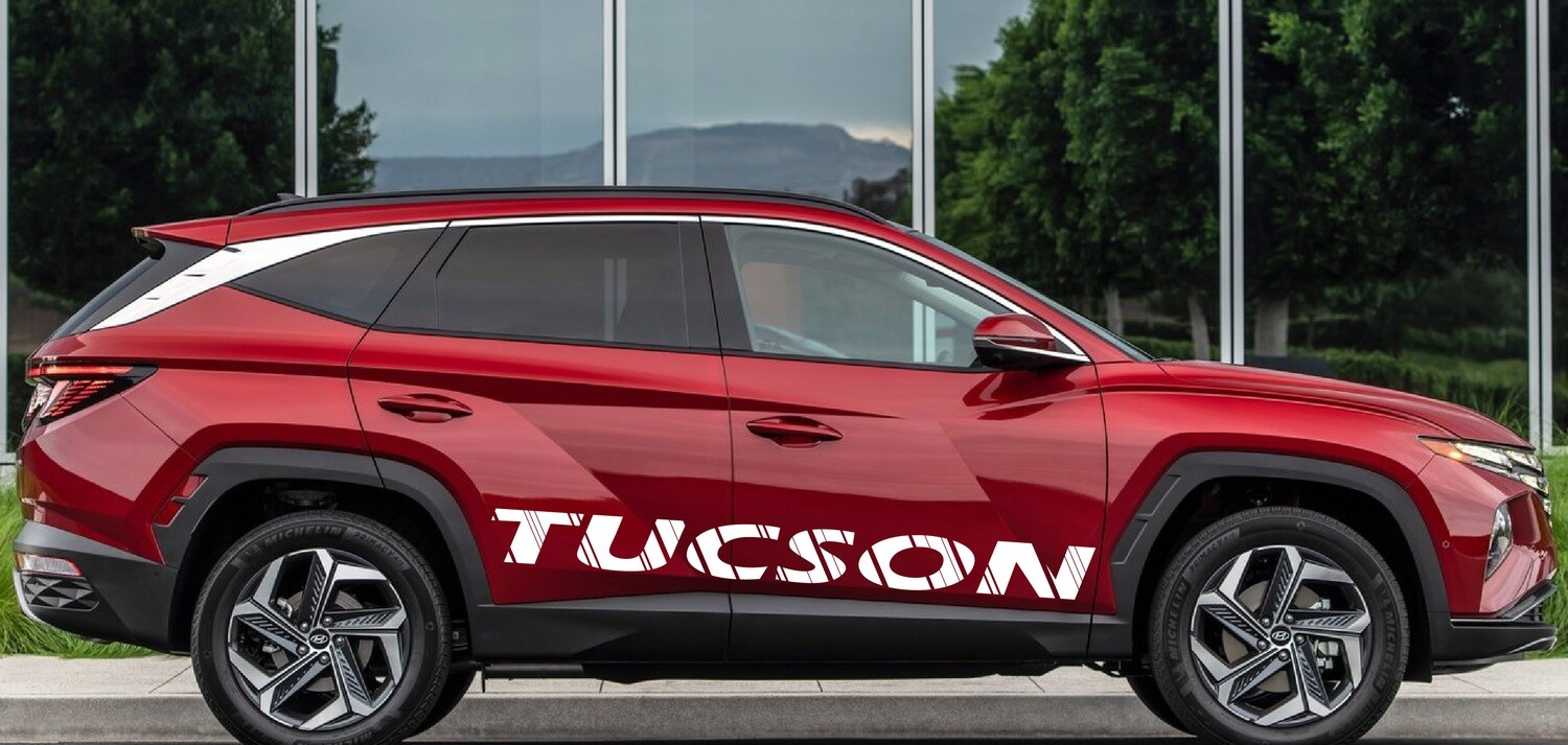 Revamp Your Ride with Vinyl Auto Decals Compatible with Tucson
