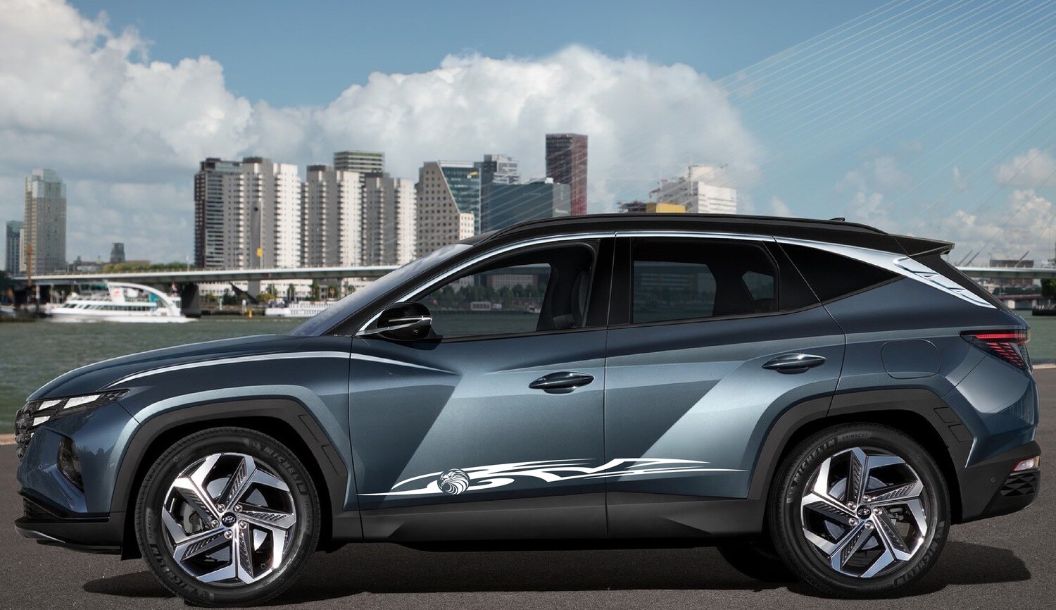 Stick and Drive: Premium Car Vinyl Graphics Compatible with Tucson