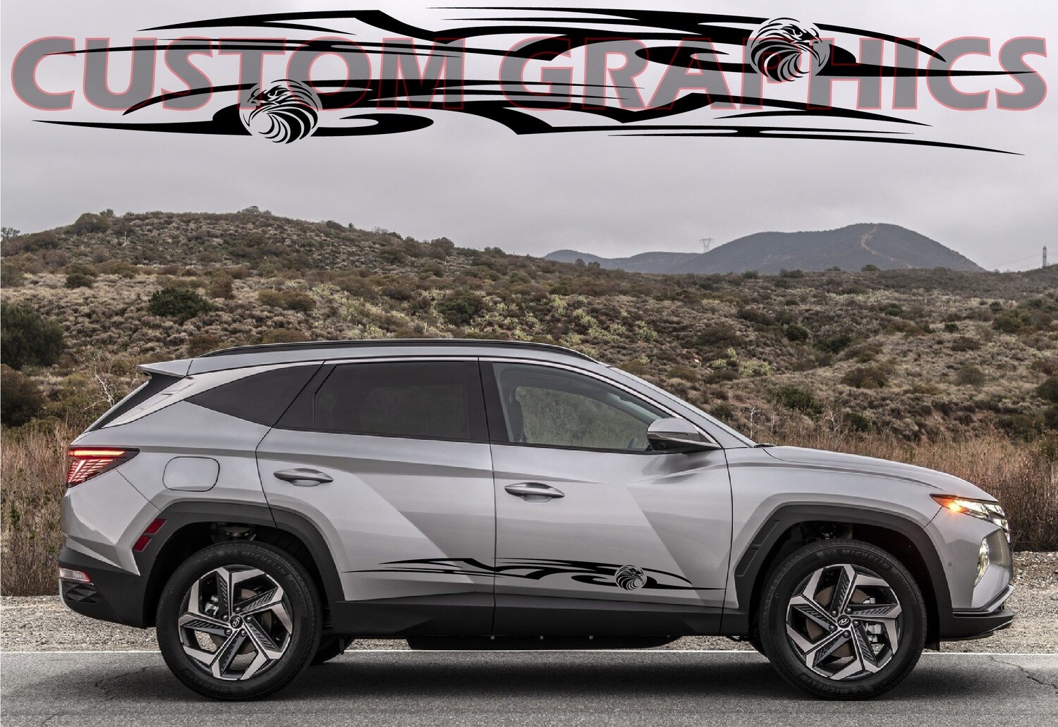 Stick and Drive: Premium Car Vinyl Graphics Compatible with Tucson