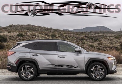 Stick and Drive: Premium Car Vinyl Graphics Compatible with Tucson