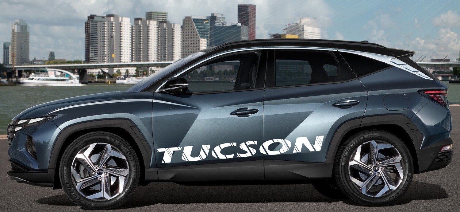 Revamp Your Ride with Vinyl Auto Decals Compatible with Tucson