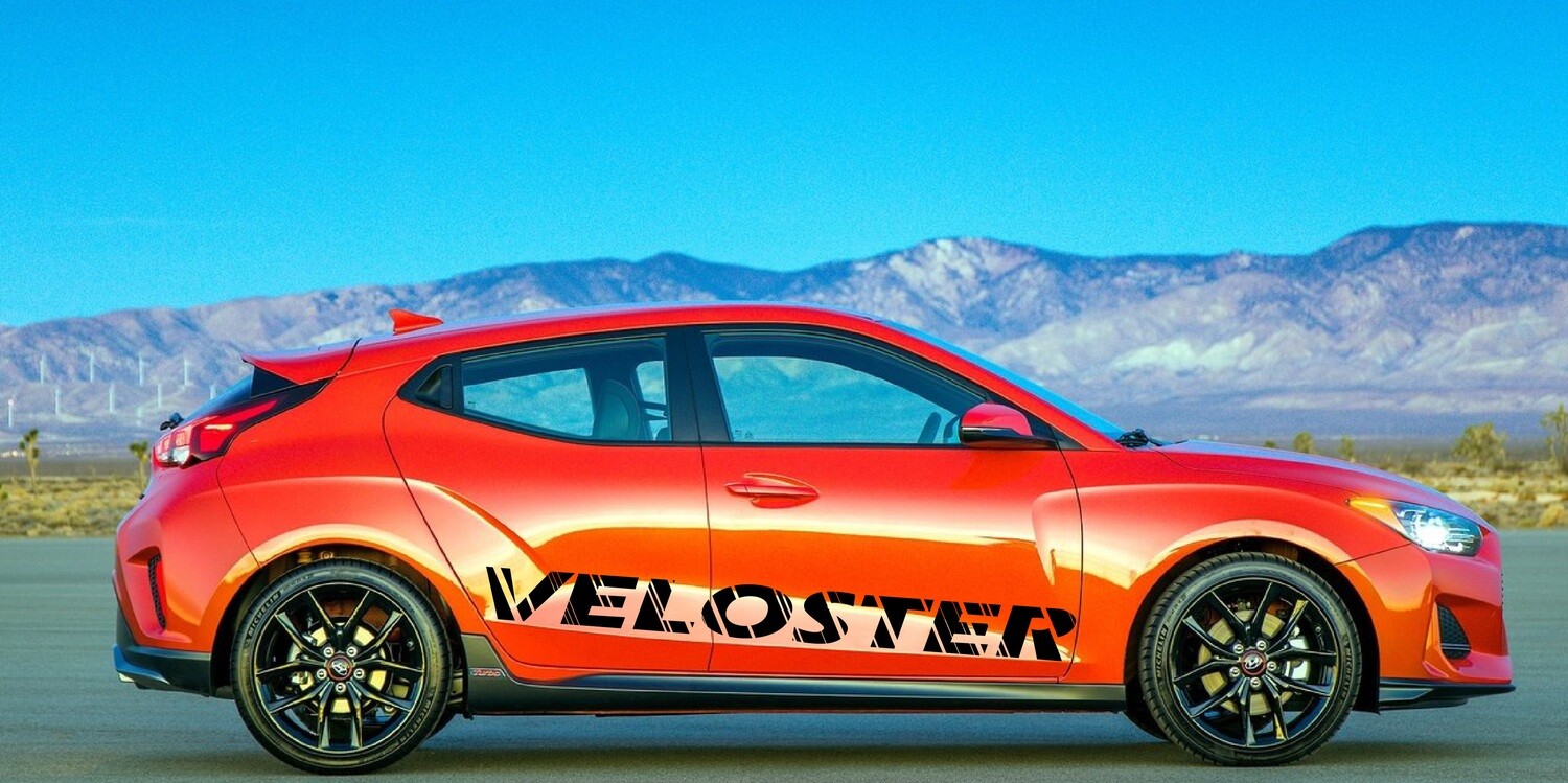 2x Express Your Style with Car Decals Compatible with Veloster
