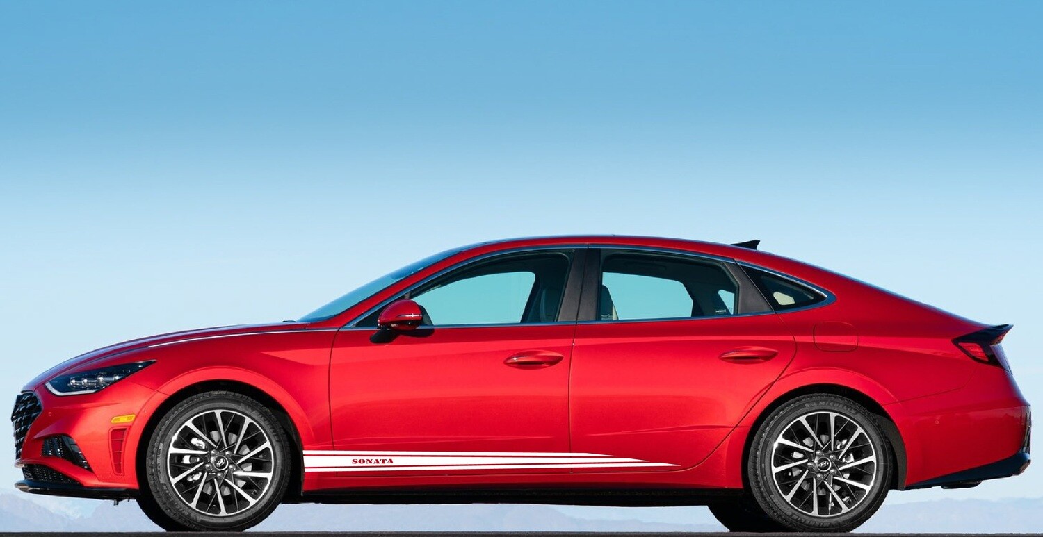 Custom Auto Vinyl Graphics Compatible with Hyundai Sonata
