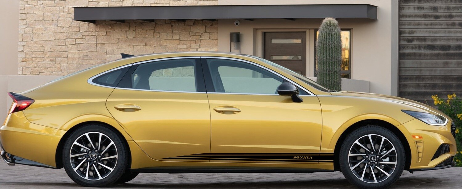 Custom Auto Vinyl Graphics Compatible with Hyundai Sonata