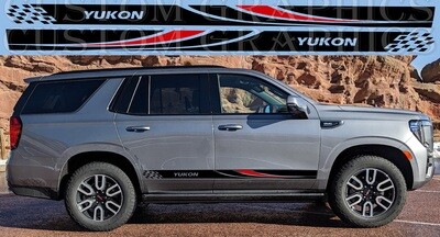 Upgrade Your Car&#39;s Look with Vinyl Stickers Compatible with GMC Yukon AT4 2020-2024