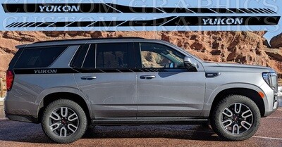 Revamp Your Ride with Vinyl Auto Decals Compatible with GMC Yukon AT4 2020-2024