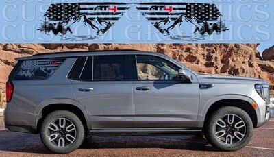 Express Your Style with Car Decals Compatible with GMC Yukon AT4 2020-2024