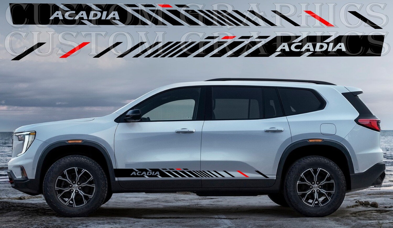 Car decals Compatible with GMC Acadia 2024