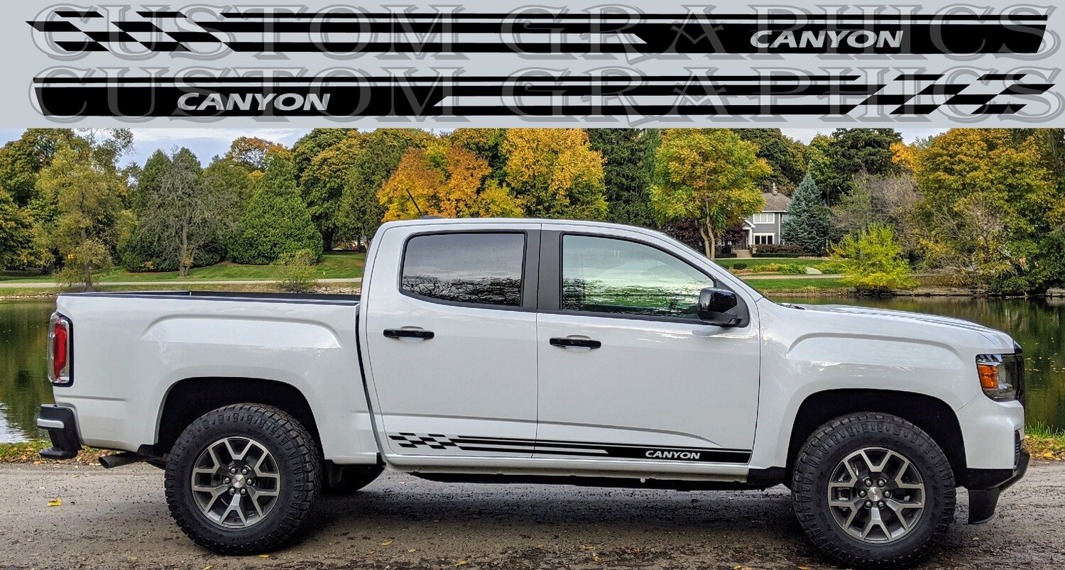 Car Stickers Galore Compatible with GMC-Canyon AT4 2023