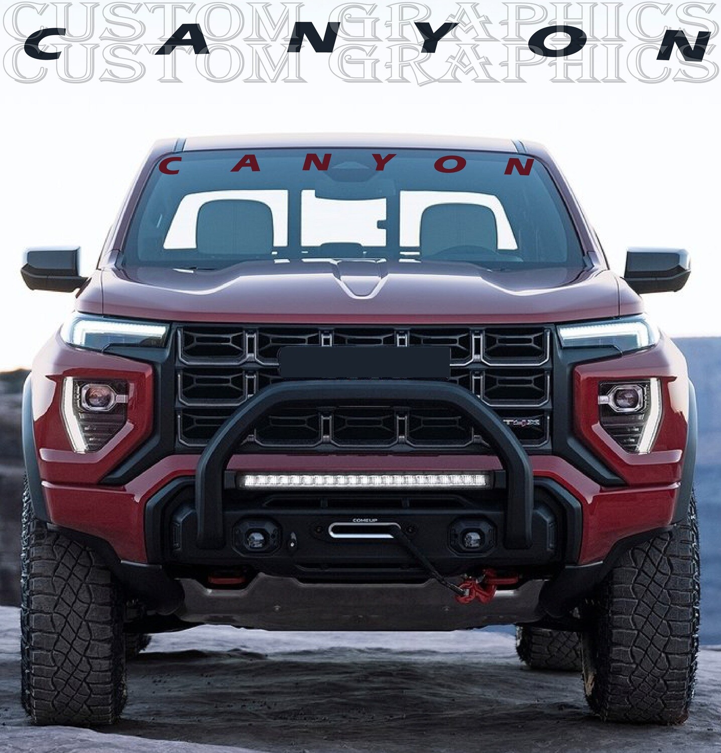 Vinyl Decals for Your Ride Compatible with GMC-Canyon AT4 2023