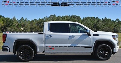 Car Stickers Galore Compatible with Gmc Sierra 1500 Denali AT4 2019 2020 2021 2022 2023 2024