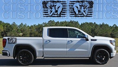Revamp Your Ride with Vinyl Auto Decals Compatible with Gmc Sierra 1500 Denali AT4 2019 2020 2021 2022 2023 2024