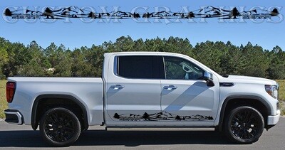 Hit the Road in Style: Vinyl Stickers for Cars Compatible with Gmc Sierra 1500 Denali AT4 2019 2020 2021 2022 2023 2024