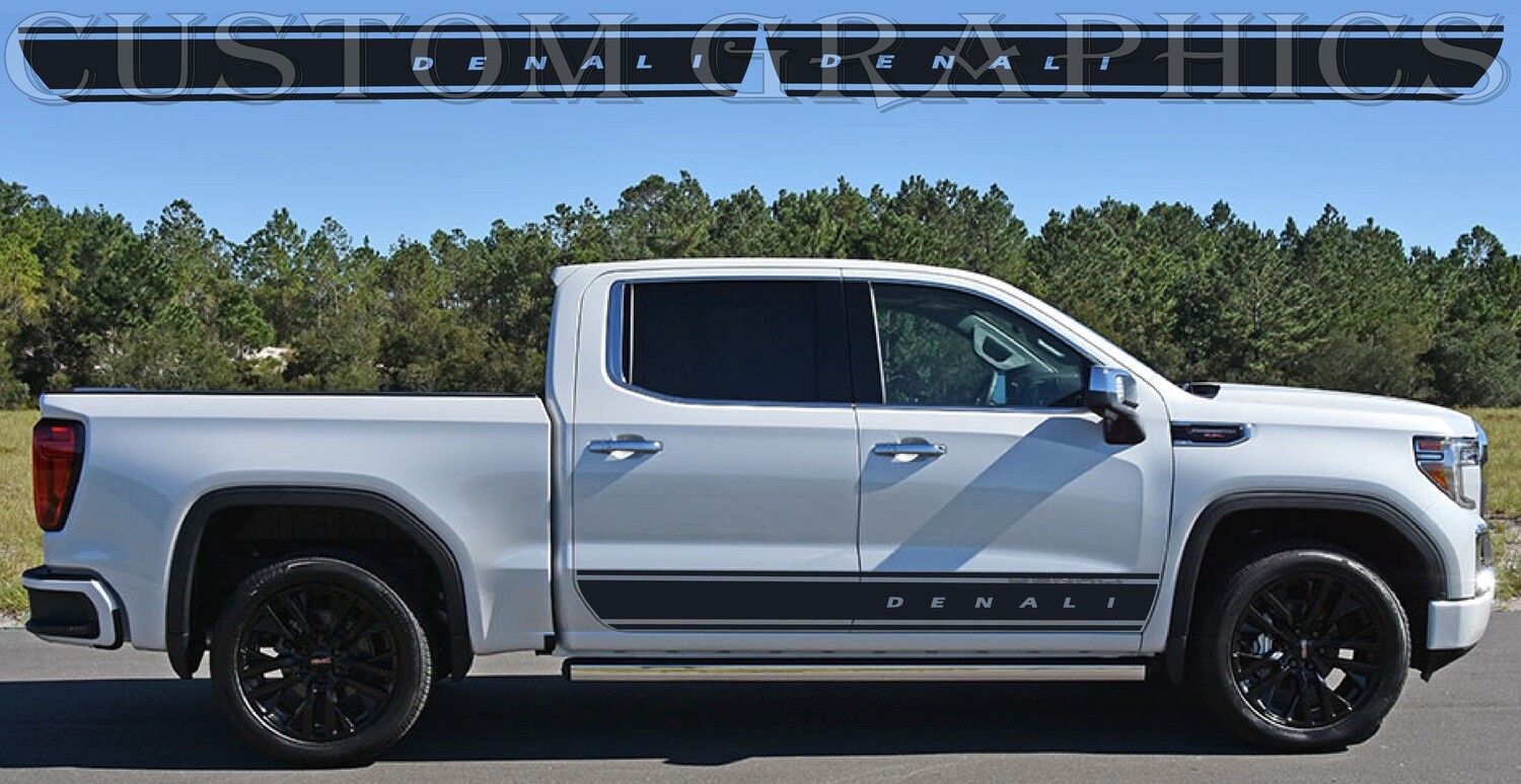 Stick and Drive: Premium Car Vinyl Graphics Compatible with Gmc Sierra 1500 Denali AT4 2019 2020 2021 2022 2023 2024