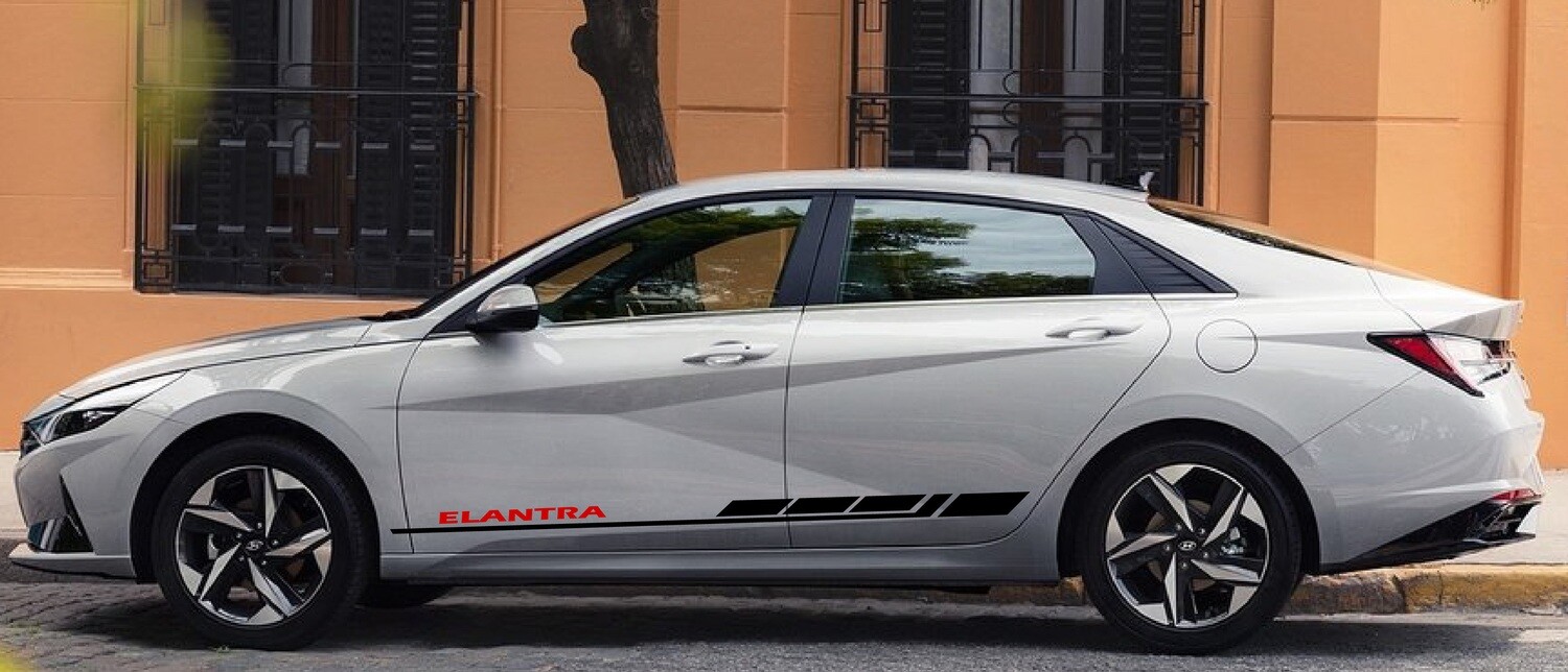Custom Auto Vinyl Graphics Compatible with Elantra
