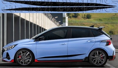 Stripe Decal Graphic stickers Kit Compatible with i20