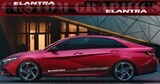 Custom Auto Vinyl Graphics Compatible with Elantra