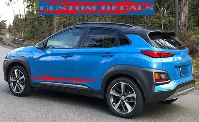 Upgrade Your Car&#39;s Look with Vinyl Stickers Compatible with Kona N 2022