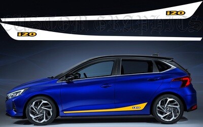 Revamp Your Ride with Vinyl Auto Decals Compatible with i20
