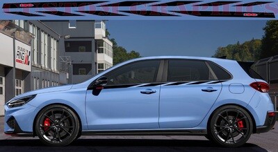 Car decals Compatible with i30