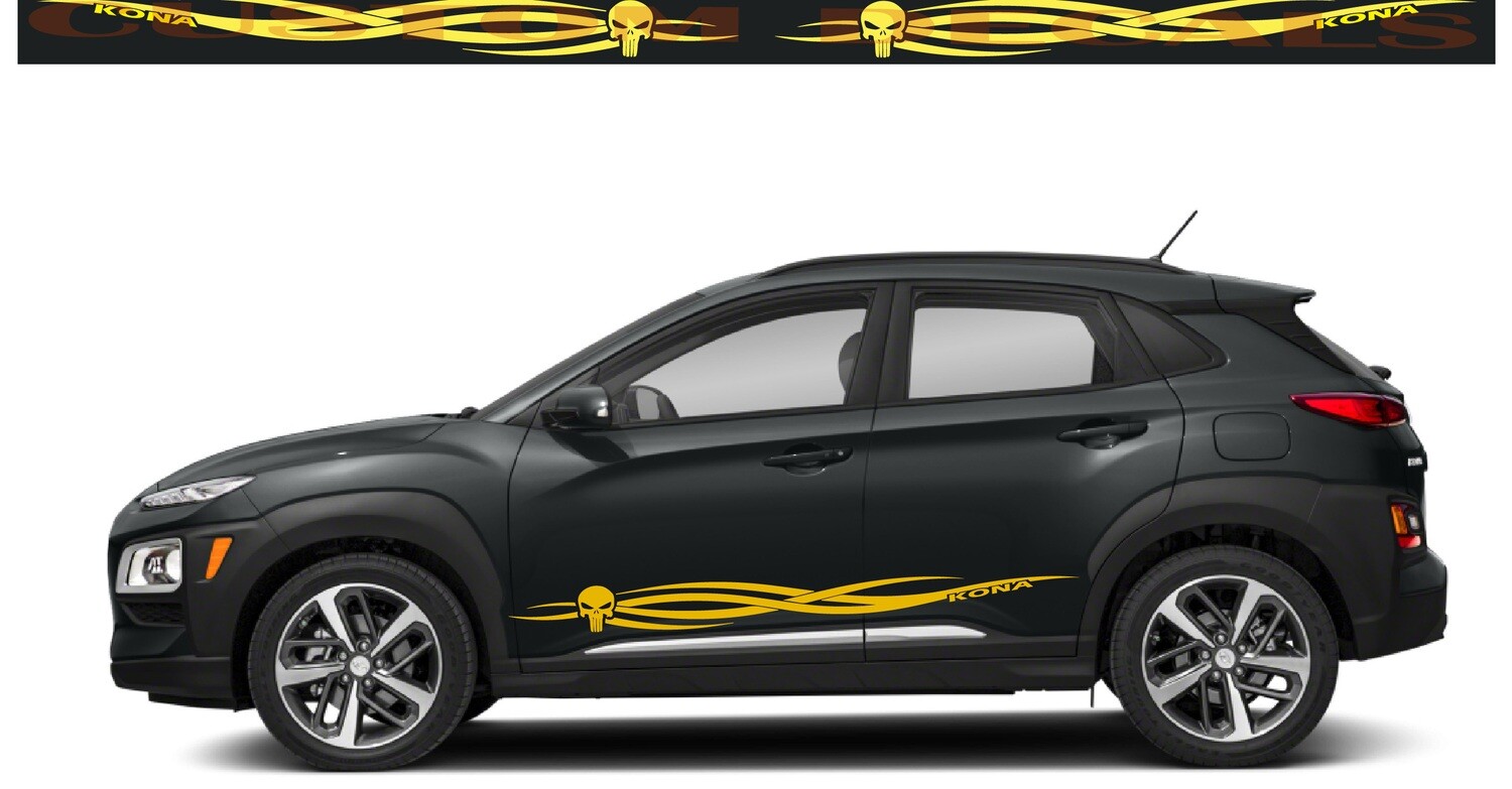 Stick and Drive: Premium Car Vinyl Graphics Compatible with Kona N 2022