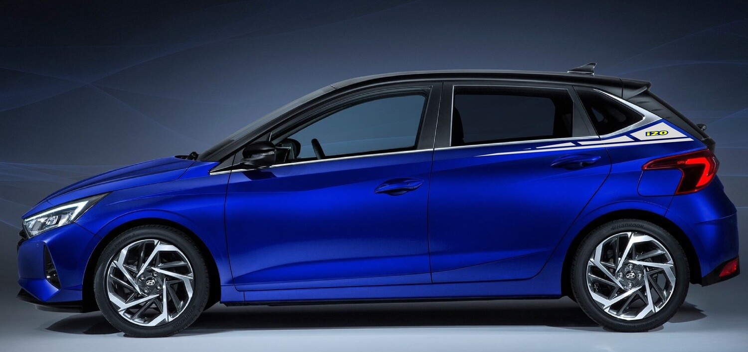 Car decals Compatible with i20