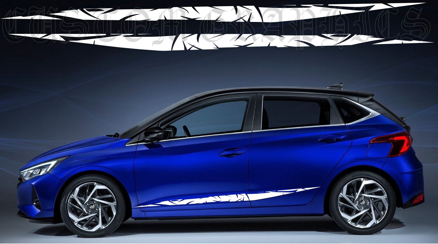 Hit the Road in Style: Vinyl Stickers Compatible with i20