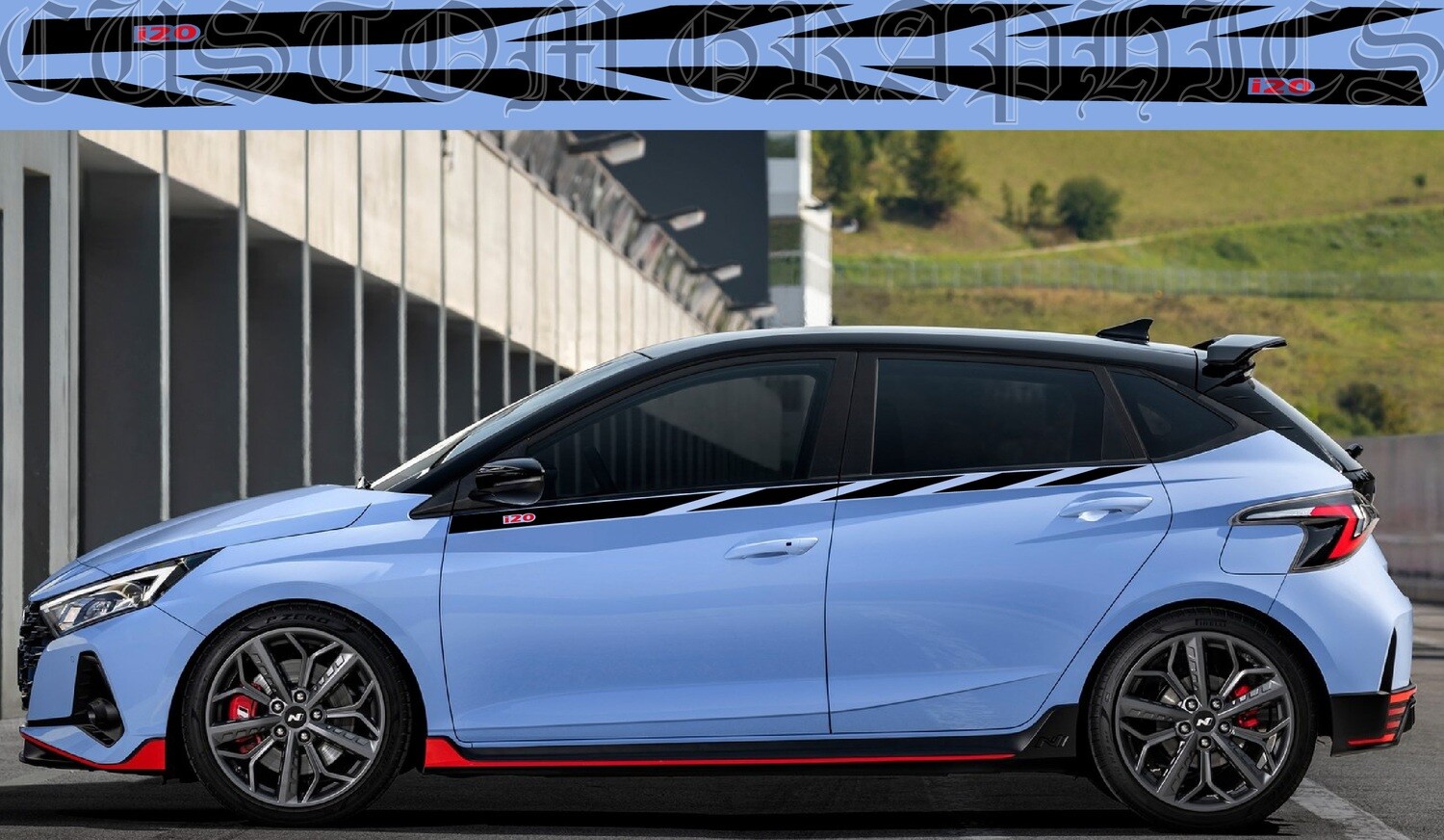 Personalize Your Drive: Car Vinyl Wraps Compatible with i20
