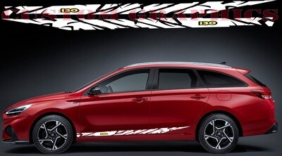 Vinyl Decal Custom Stickers Graphic kit Compatible with i30