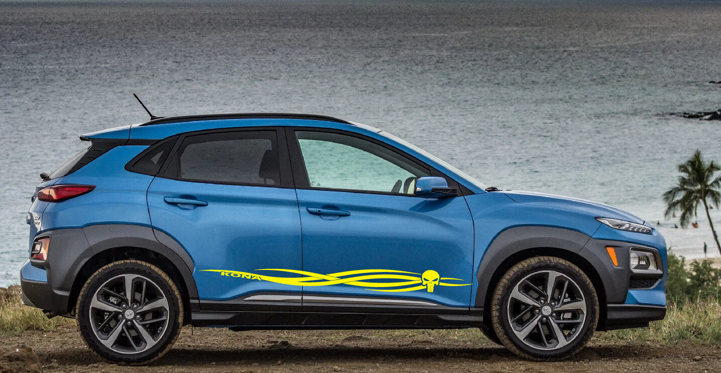 Stick and Drive: Premium Car Vinyl Graphics Compatible with Kona N 2022