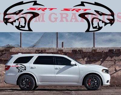 Sport Sticker Decal Side Door Stripes Compatible with Durango