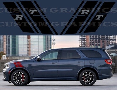 Pair of Sport Side Stripes Decal Sticker Vinyl Compatible with Durango
