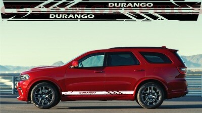Pair of Sport Side Stripes Decal Sticker Vinyl Compatible with Durango