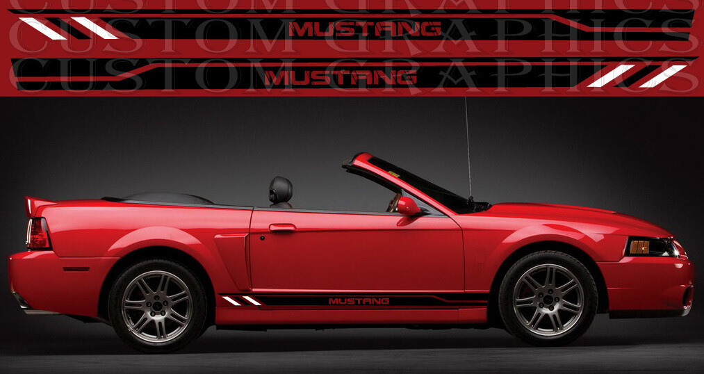 Express Your Style with Car Decals Compatible with Ford Mustang Convertible 1998-2004 (SN-95)