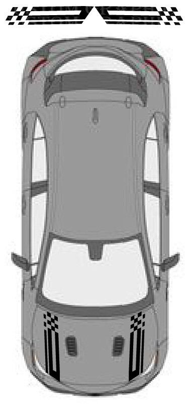 Adorn Your Auto with stickers for Hood Compatible with Corolla GR 2023